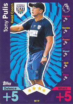 Tony Pulis West Bromwich Albion 2016/17 Topps Match Attax Extra Manager #M19